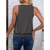 Clotth Womens Tank Tops Casual V Neck Sleeveless Summer Spring Clothes Loose Fit Cute Outfit Basic Cami Fashion Shirts - 4 of 4