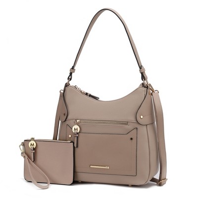 MKF Collection Maeve Women’s Shoulder Bag with Wristlet Pouch by Mia K