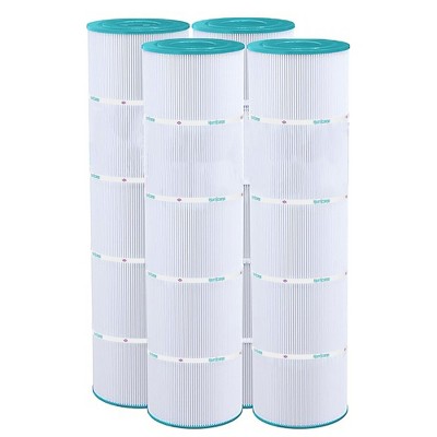 Hurricane 4 Pack HF7459-04 Advanced Pool Filter Cartridge Replacement for PJAN85, Unicel C-7459, Filbur FC-0800, Jandy Industries CCL-340,CV 340