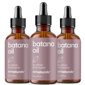 M3 Batana Oil, Unrefined Batana Hair Oil for Healthy Skin & Collagen Production, Moisturizes Scalp & Promotes Hair Strength, 2 fl oz - 1 of 4