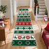 Christmas Washable Non Slip Area Rug Xmas Holiday Rug Soft Non Shedding Floor Covering Low Pile Thin Foldable Mat for Living Room Bedroom Kitchen - 2 of 4