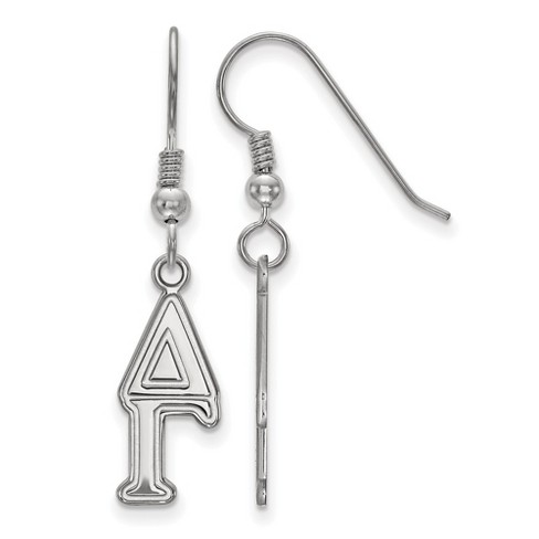 Black Bow Jewelry Sterling Silver Delta Gamma Greek Life Dangle Earring - image 1 of 3