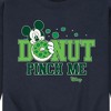 Men's - Disney - Donut Pinch Me Graphic Fleece Sweatshirt - 2 of 4