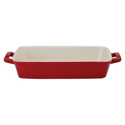 Mrs. Anderson's Baking Rose Ceramic 9 x 13 Inch Lasagna Pan