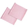 Gulches 2 Pack Decorative Cotton Throw Blankets with Tassels, 50x60 Inches for Sofa & Bed - 2 of 4