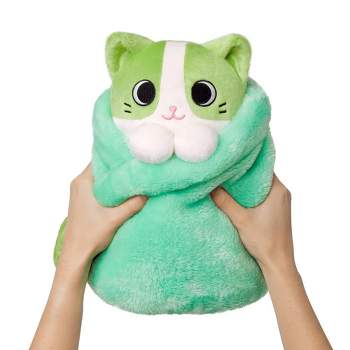 Hashtag Collectibles Purritos Plush Matcha Series Green Kitty Cat