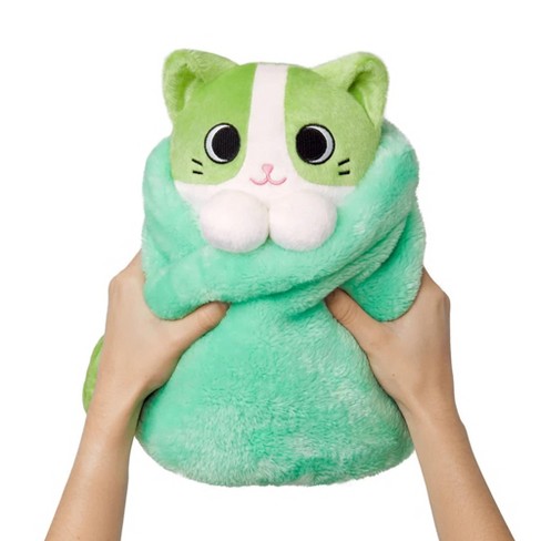 Cat burrito shop stuffed animal