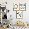 Stupell Industries Born to Be Wild with Animals 3pc Floating Frame Art Set - 2 of 4