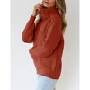 Women’s Elevated Oversized Turtleneck Sweater - Architectural Knit with Strategic Proportions Pullover Tops - 2 of 2