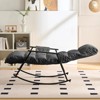 Mjkone Adjustable Rocking Chair,Modern Lounge Nursery with Iron Frame - 4 of 4