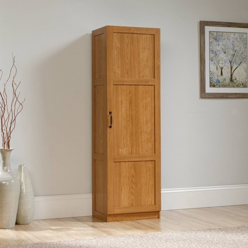 Pantry Storage Cabinet Highland Oak, Sauder 2 Door Pantry Storage Cabinet White
