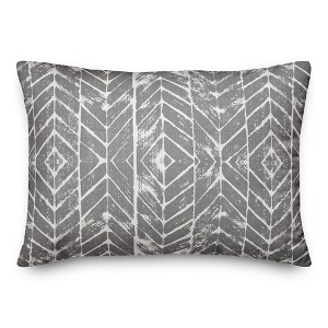 Creative Products Distress Chevron Indoor / Outdoor Throw Pillow - 1 of 3