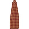 Burgundy Star Button Loop Tea Towel - 2 of 4