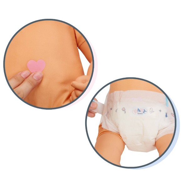 Muñeca Bebé Real BABY Born Annabell - Ojos Azules: Sonidos, Cuerpo Suave, Incluye Chupete y Ropa 7