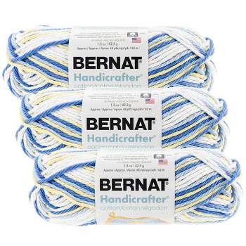 Bernat Handicrafter Cotton Yarn 340g Ombres-Salt & Pepper Print