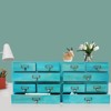 YIYIBYUS Wooden Storage Drawers for Tabletop, Desktop Organizer, Brown - 2 of 4