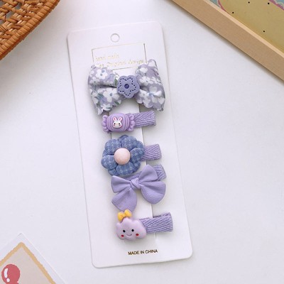 MyKids-USA Versatile Hair Accessory For Babies: Beautiful Colorful Small Butterfly Bow Hair Clip Sets
