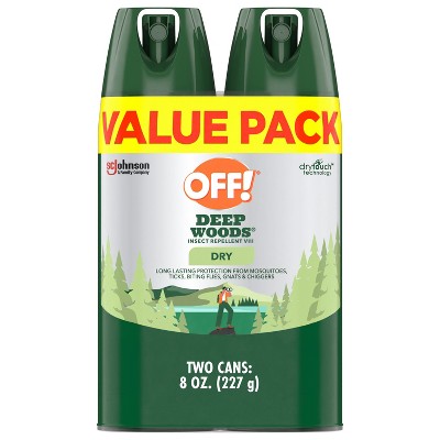 OFF! Deep Woods Mosquito Repellent Bug Spray - 2ct/4oz each