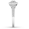 Julieanna Wedding Ring Set for Women Sterling Silver Halo Engagement Cz Band Ginger Lyne Collection - 4 of 4