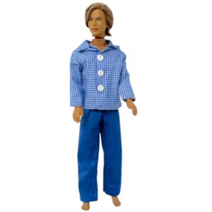 Doll Clothes Superstore Business Casual Blue Fits Ken GI Joe and 12 Inch Dolls - 1 of 4