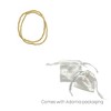 Adornia Tarnish Resistant 14k Gold Plated Set of 2mm and 3mm Ball Bracelets - 2 of 2
