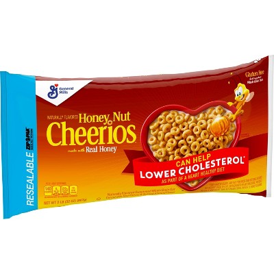 General Mills Honey Nut Cheerios Cereal Bag - 32oz