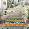 World Rug Gallery Marbella Contemporary Boho Indoor/Outdoor Area Rug - 2 of 4