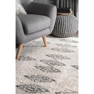 Elegant Ivory Viscose and Cotton 5' x 8' Reversible Flat Woven Area Rug