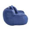 Kumasinova Large Bean Bag Chairs for Adults and Kids,Lazy Sofa with 3 Pillows,Corduroy High Back Lounge Chair Indoor,Living Room Furniture - 2 of 4