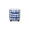 Blue White Tie Dye Footed Planter (Set of 2) 4.5 Inch for Indoor Display By Melrose - 3 of 4