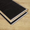 Home Aesthetics 21 SqFt Brown Oak Wood Grain Interlocking Vinyl Floor Planks 36"X6" 14pcs - 4 of 4