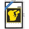 Trends International Pokémon - Pikachu Simple 25 Framed Wall Poster Prints - 3 of 4