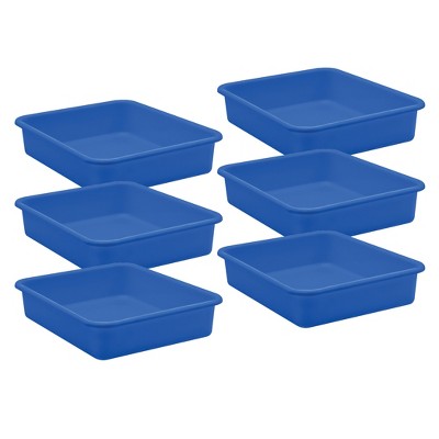 Teacher Created Resources White Plastic Storage Caddy 6 Pack - by TCR