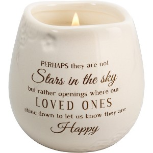 Pavilion Gift Company - Stars in the Sky - 8 oz - 100% Soy Wax Candle Scent: Tranquility - Flame Candles - 1 of 4