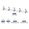 Unique Bargains 304 Stainless Steel Polished Wall Mounted Durable Coat Hooks 2 Pcs - 3 of 3
