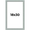 PosterPalooza | Refined Blue Picture Frame - UV Acrylic, Foam Board Backing, Hanging Hardware - 2 of 4