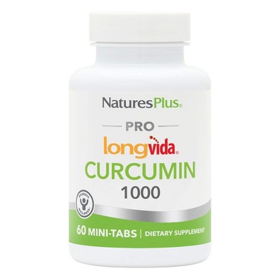 Longvida Curcumin 1000 mg by Nature's Plus  -  60 Mini Tablet
