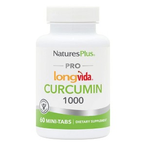 Longvida Curcumin 1000 mg by Nature's Plus  -  60 Mini Tablet - 1 of 3