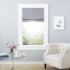 Exclusive Home Montague Trellis Total Blackout Roman Shade - image 2 of 4