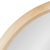 Kate and Laurel Pao Curved Framed Wood Wall Mirror - 3 of 4
