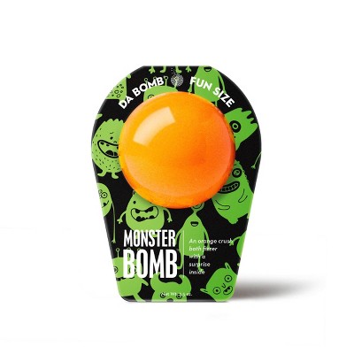 Da Bomb Bath Fizzers Monster Orange Scented Bath Bomb - 3.5oz