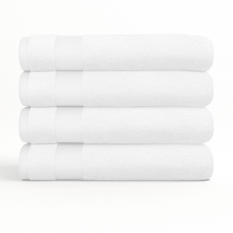 Set Of 4 Bath Towels, 100% Super Plush Premium Cotton - Becky Cameron, 4 of 17