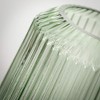 Sullivans 12.5" Green Ribbed Glass Vase - 2 of 4