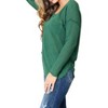 Women's Full Size Scoop Neck Patch Pocket Top - Culture Code - 3 of 4