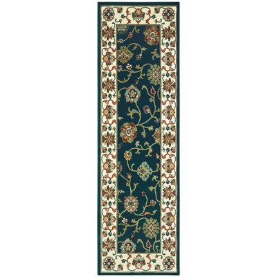 Oriental Weavers Kashan 2336B Navy/ Ivory Indoor Area Rug - 2'3" x 7'6"
