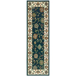 Oriental Weavers Kashan 2336B Navy/ Ivory Indoor Area Rug - 2'3" x 7'6" - 1 of 2