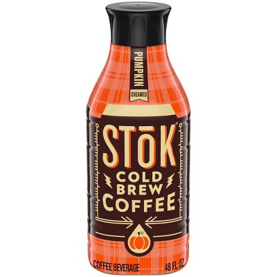 SToK Pumpkin Creamed Cold Brew Coffee - 48 fl oz