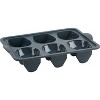 Trudeau 13.89" Silicone Jumbo Skulls Muffin Pan Black: Skull Mold, Nonstick, Dishwasher-Safe, Halloween Baking Pan - 4 of 4