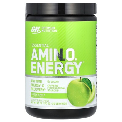 Optimum Nutrition Essential Amin.O. Energy, Green Apple, 9.5 oz (270 g)