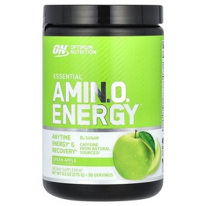 Optimum Nutrition Essential Amin.O. Energy, Green Apple, 9.5 oz (270 g) - 1 of 4